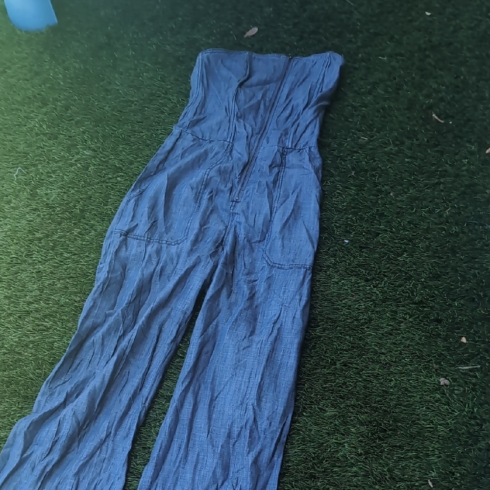 RACHEL Rachel Roy Gray Textured Jumpsuit for Versatile Style